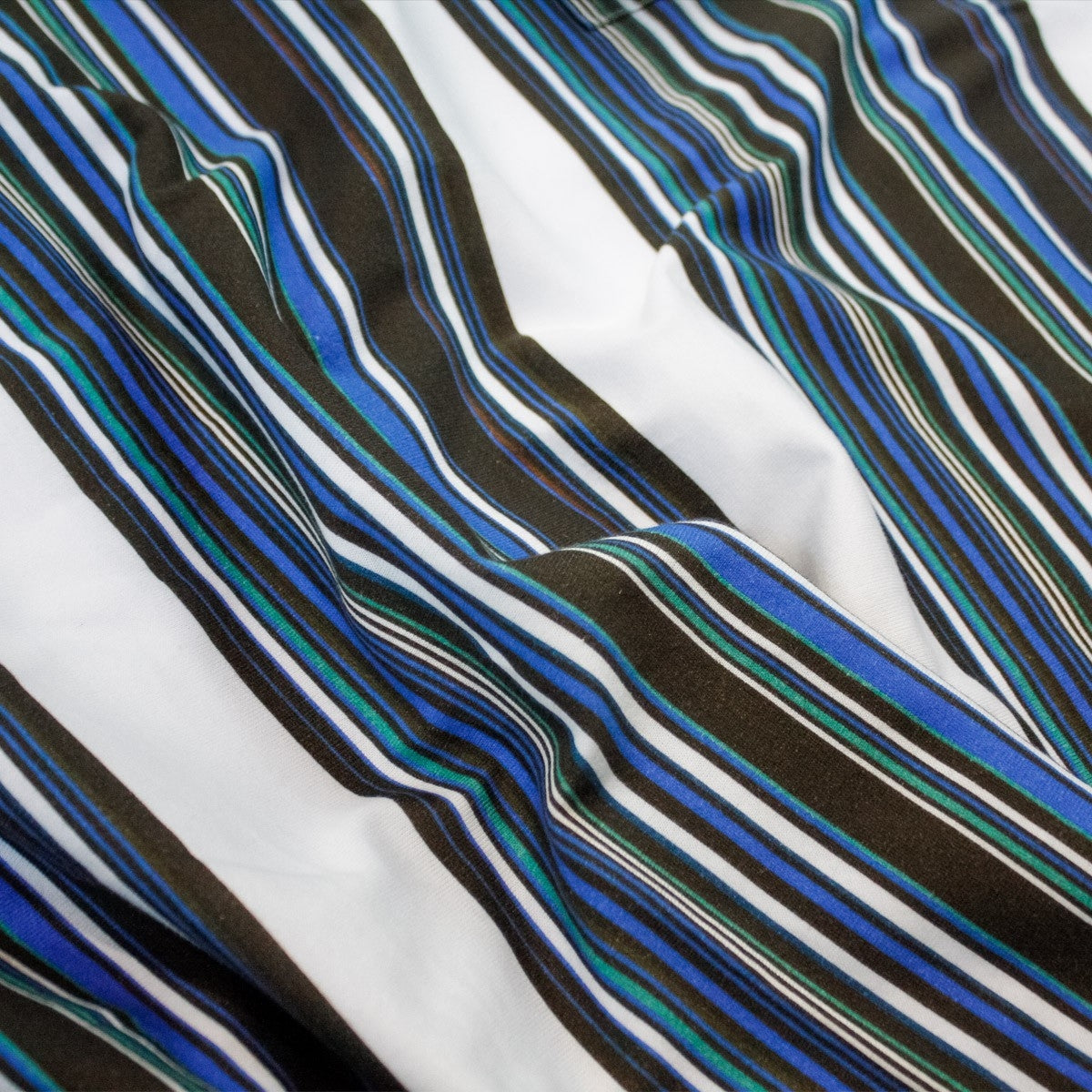 MUZE TURQUOISE LABEL - MULTI STRIPE SLEEVELESS C/T(LIGHT BLUE×WHITE)ミューズ ストライプ ノースリーブ ライトブルー ホワイト