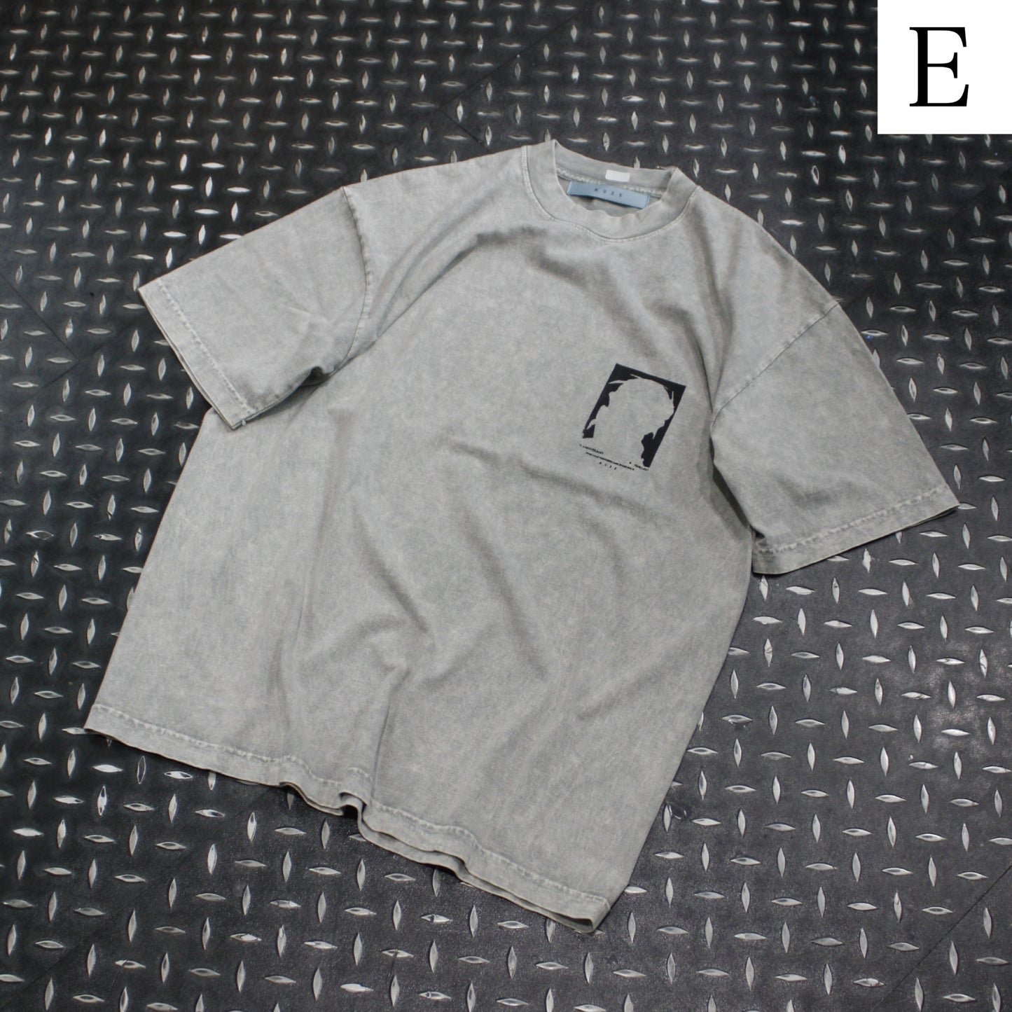 MUZE - MUZE GALLERY 5th Ltd. MINERAL WASH T-SH(LIMESTONE) ミューズ ギャラリー 5周年 Tシャツ ライムストーン
