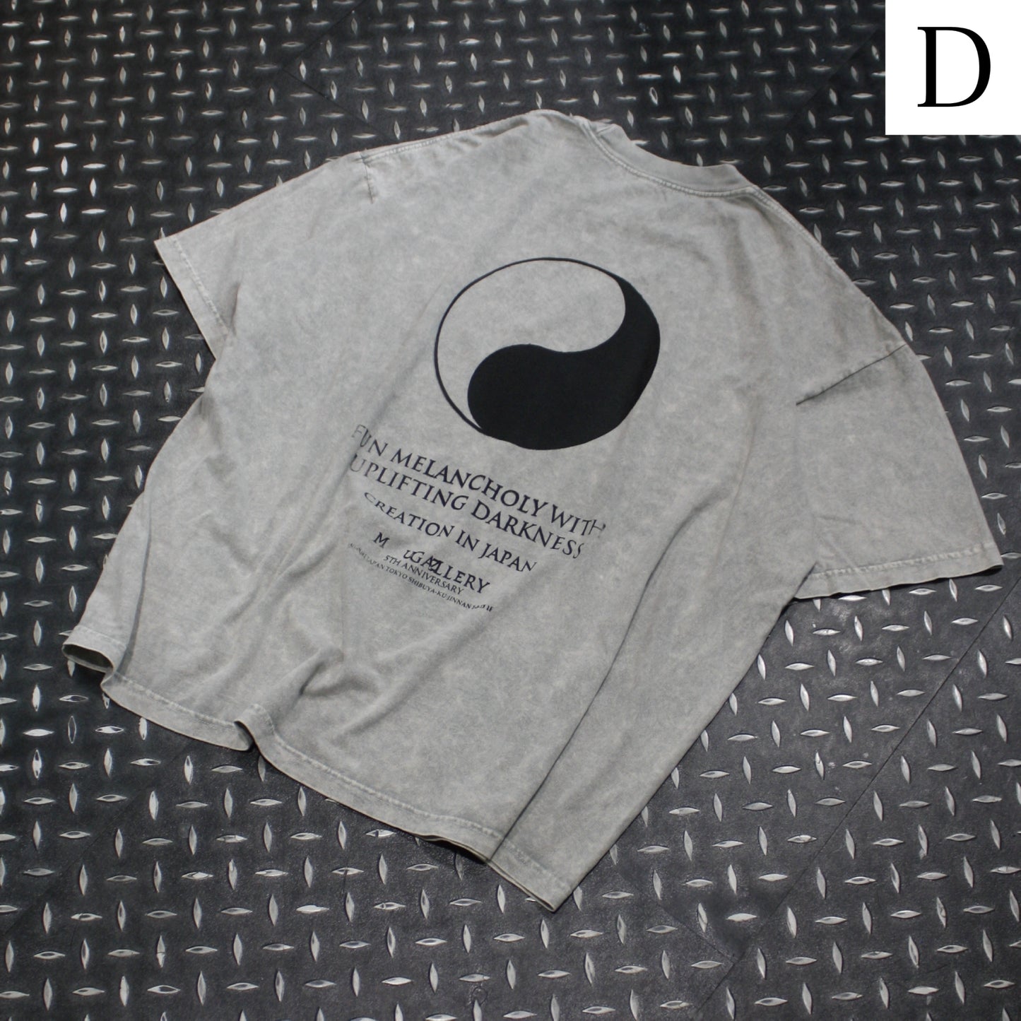 MUZE - MUZE GALLERY 5th Ltd. MINERAL WASH T-SH(LIMESTONE) ミューズ ギャラリー 5周年 Tシャツ ライムストーン