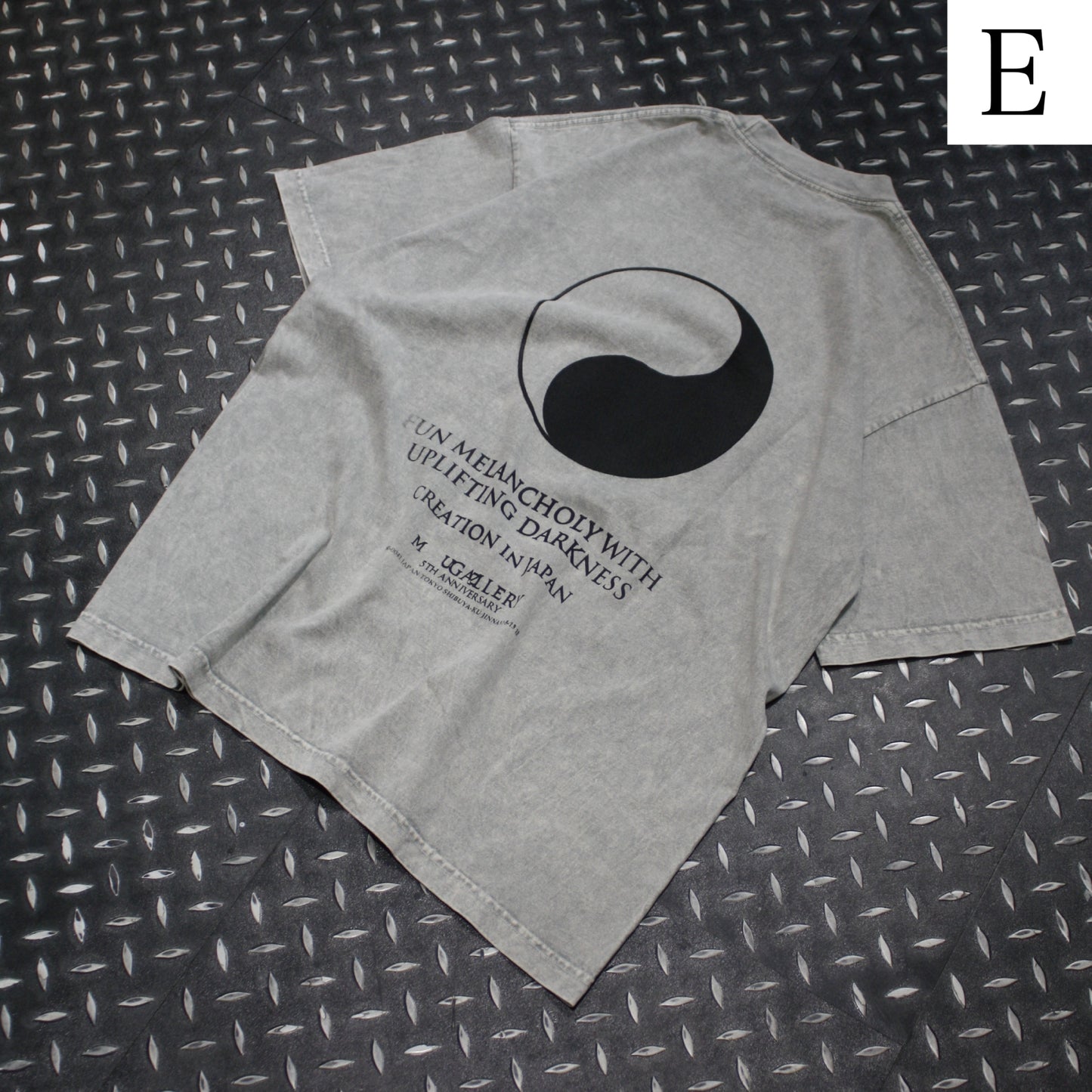 MUZE - MUZE GALLERY 5th Ltd. MINERAL WASH T-SH(LIMESTONE) ミューズ ギャラリー 5周年 Tシャツ ライムストーン