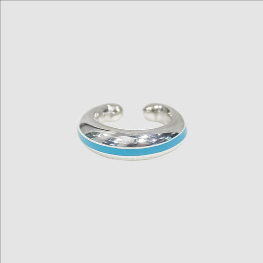 MUZE TURQUOISE LABEL ×ACE by morizane - bourgeon earcuff (SILVER×TURQUOISE)ミューズ エースバイモリザネ イヤーカフ シルバー ターコイズ