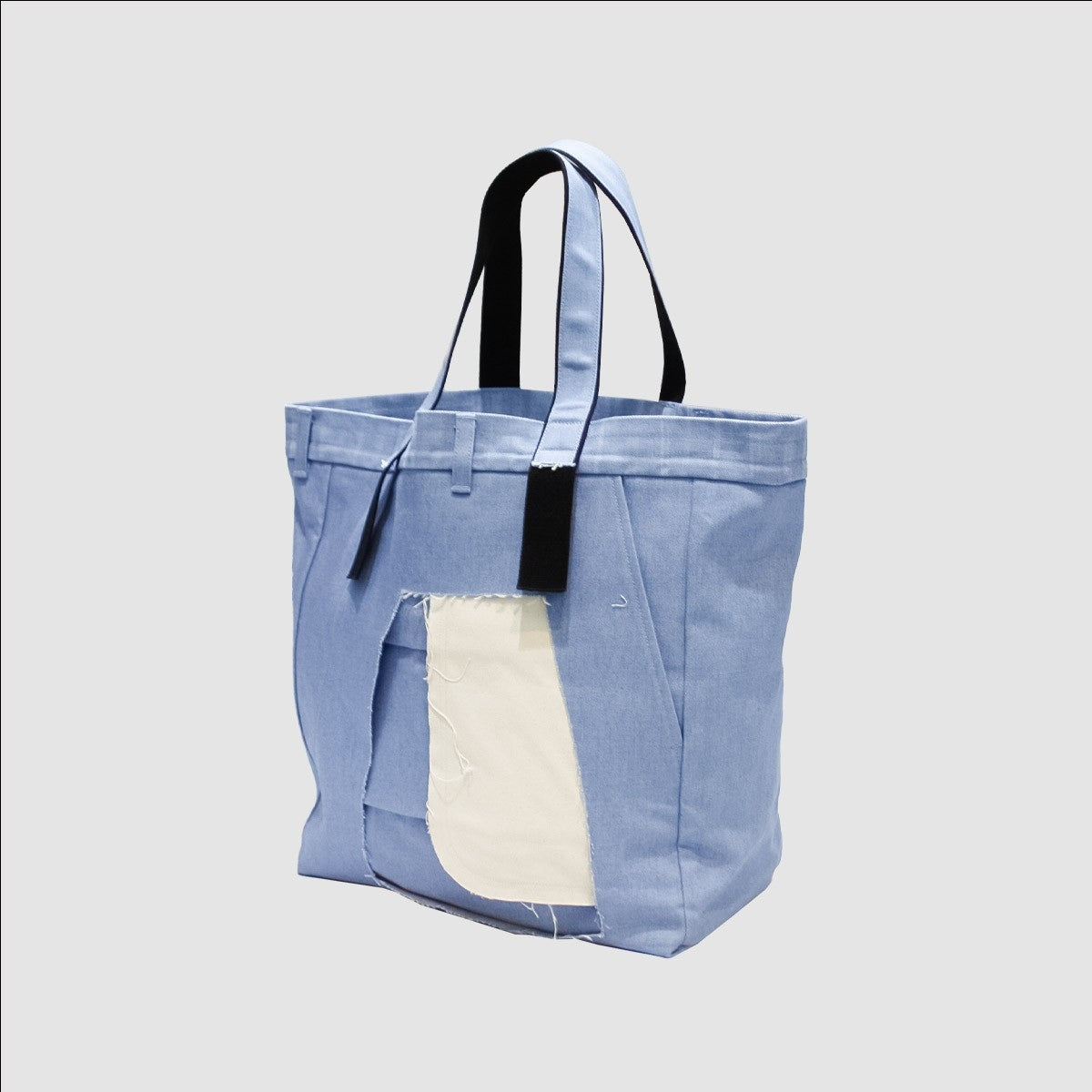 MUZE TURQUOISE LABEL - 3D DENIM TOTE BAG(L.BLUE) ミューズ 2023年春夏 3D デニム トート ライトブルー
