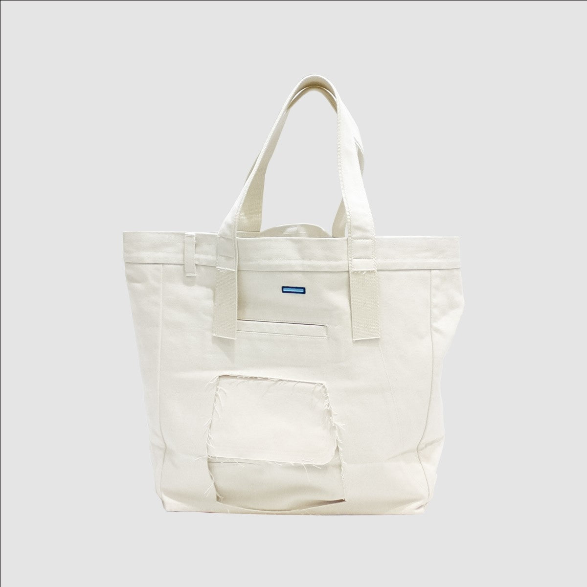MUZE TURQUOISE LABEL - 3D DENIM TOTE BAG(WHITE) ミューズ 3D デニム トート ホワイト