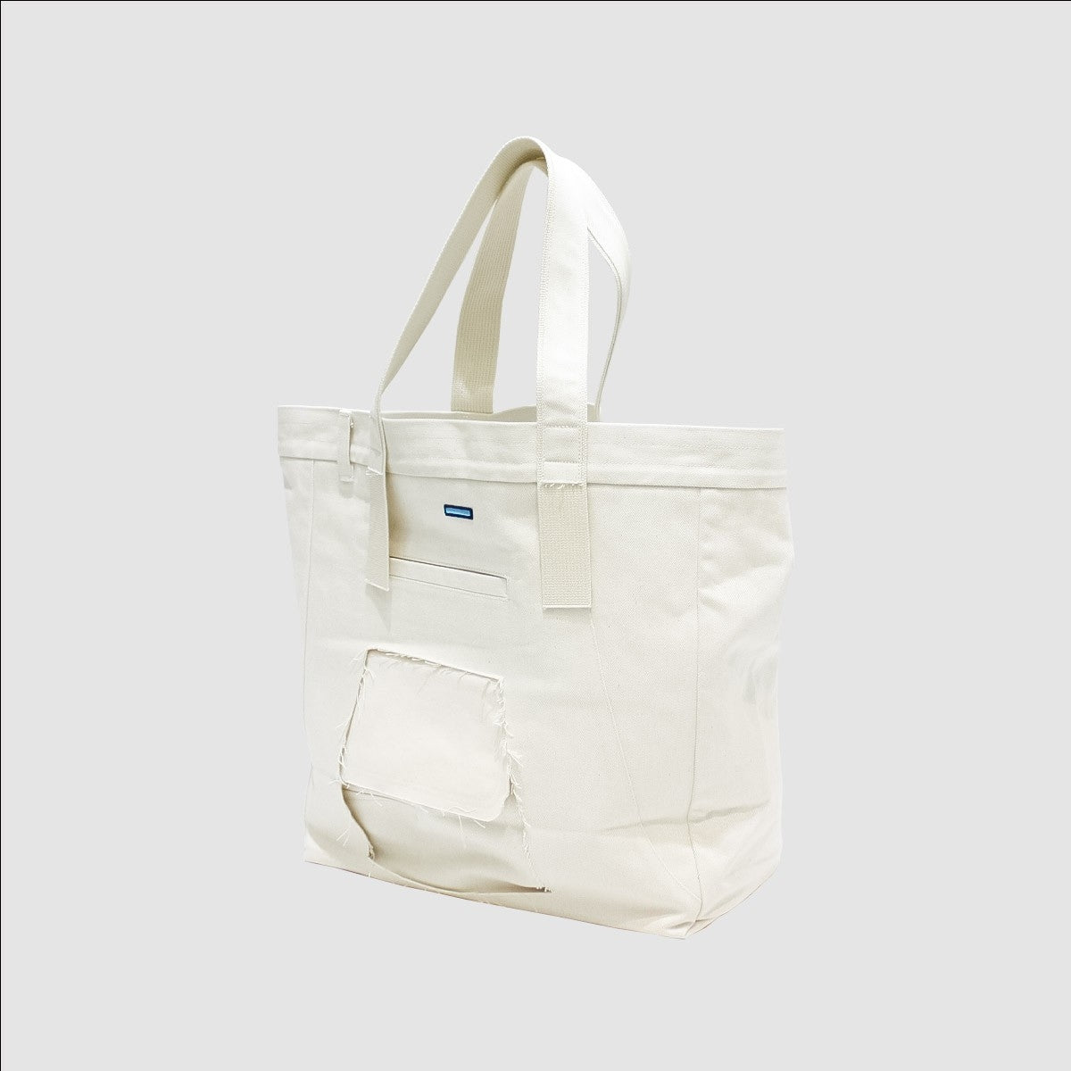 MUZE TURQUOISE LABEL - 3D DENIM TOTE BAG(WHITE) ミューズ 3D デニム トート ホワイト