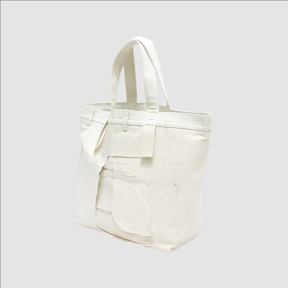 MUZE TURQUOISE LABEL - 3D DENIM TOTE BAG(WHITE) ミューズ 3D デニム トート ホワイト