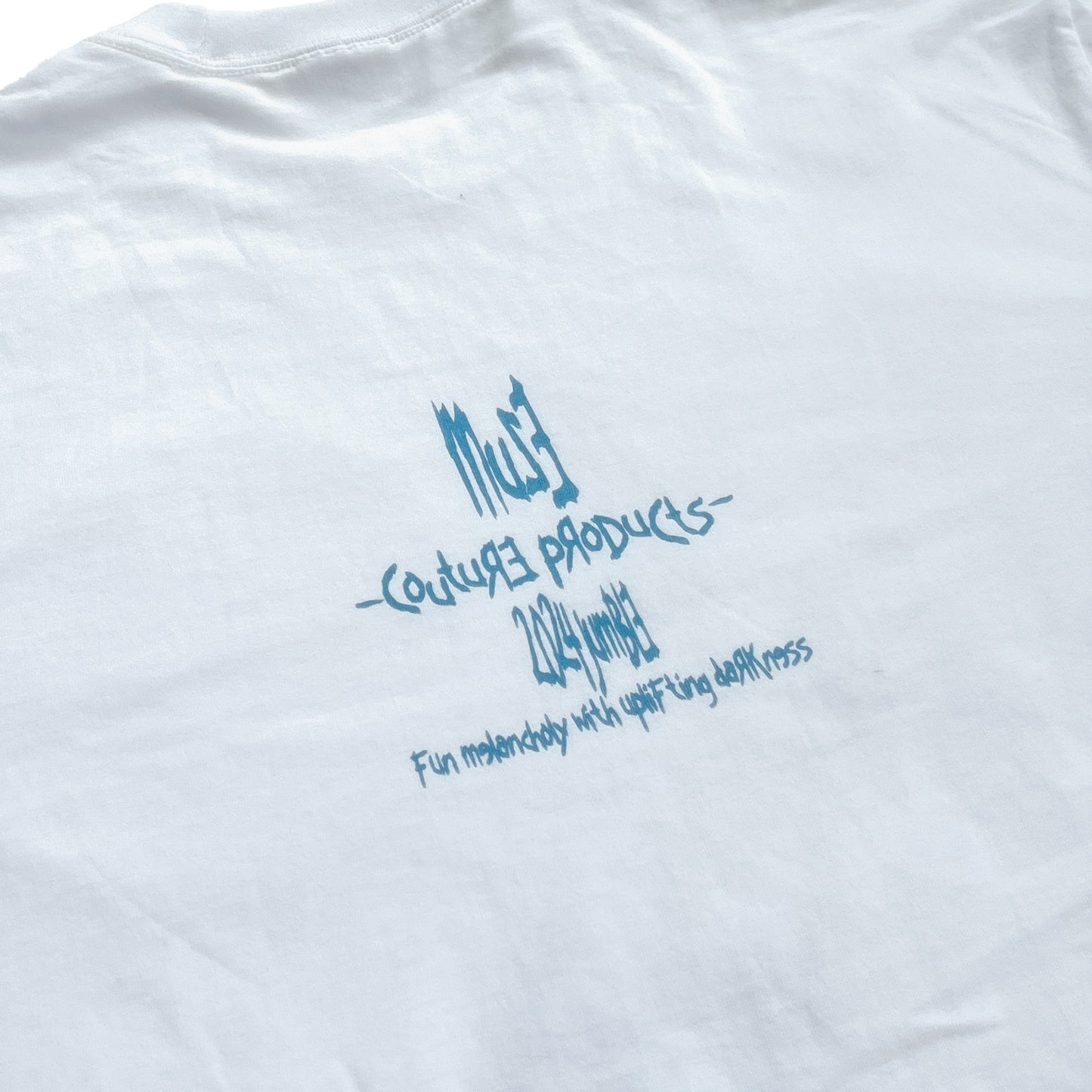 MUZE BLACK LABEL -【MUZE JUMBLE LONG SLEEVE T-SH(WHITE)】ミューズ ロングスリーブ Tシャツ ホワイト
