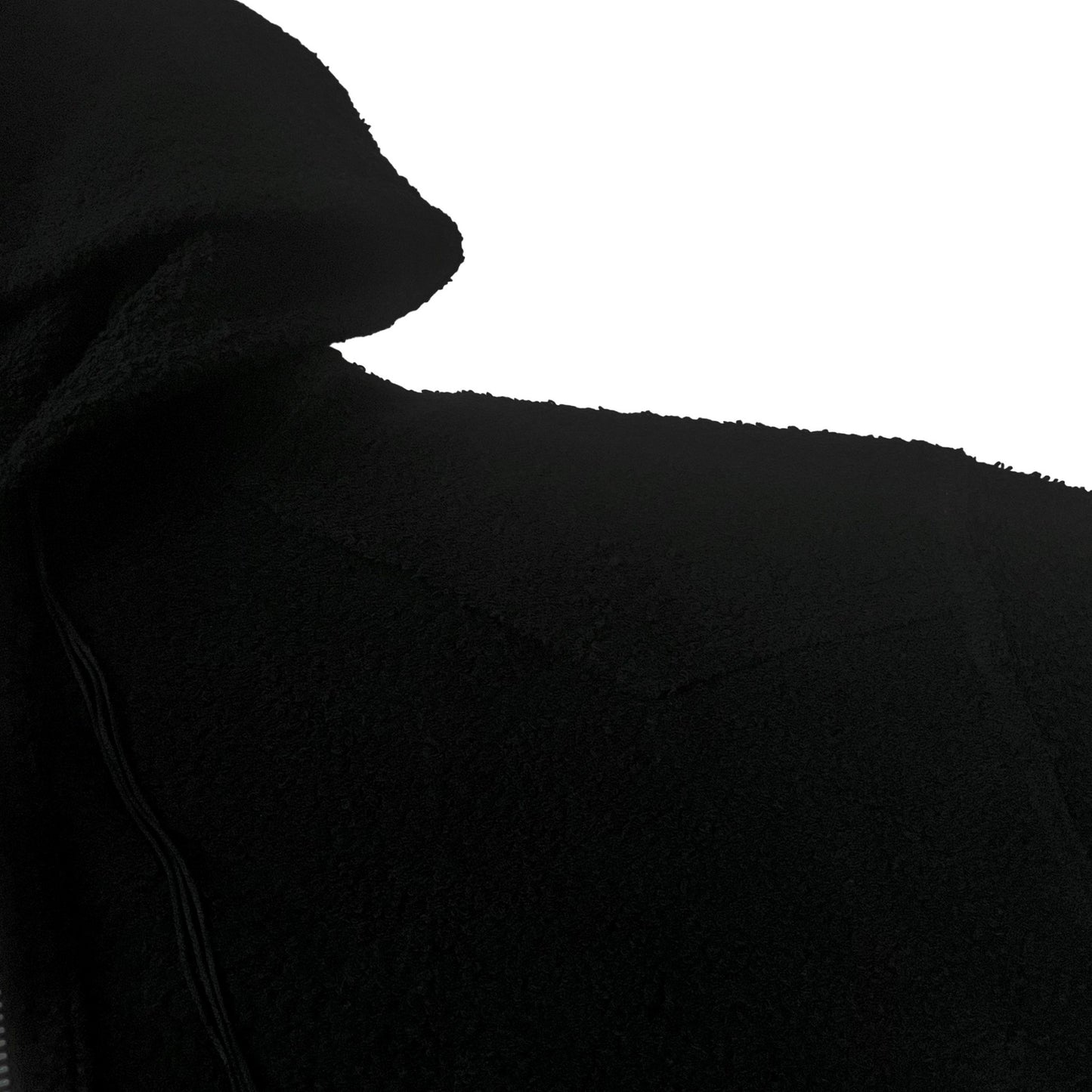 MUZE TURQUOISE LBEL × FACCIES -【LOOPWHEELER SWEAT ZIPUP HOODIE(BLACK)】ミューズ ファッチーズ ジップ パーカー ループウィラー ブラック