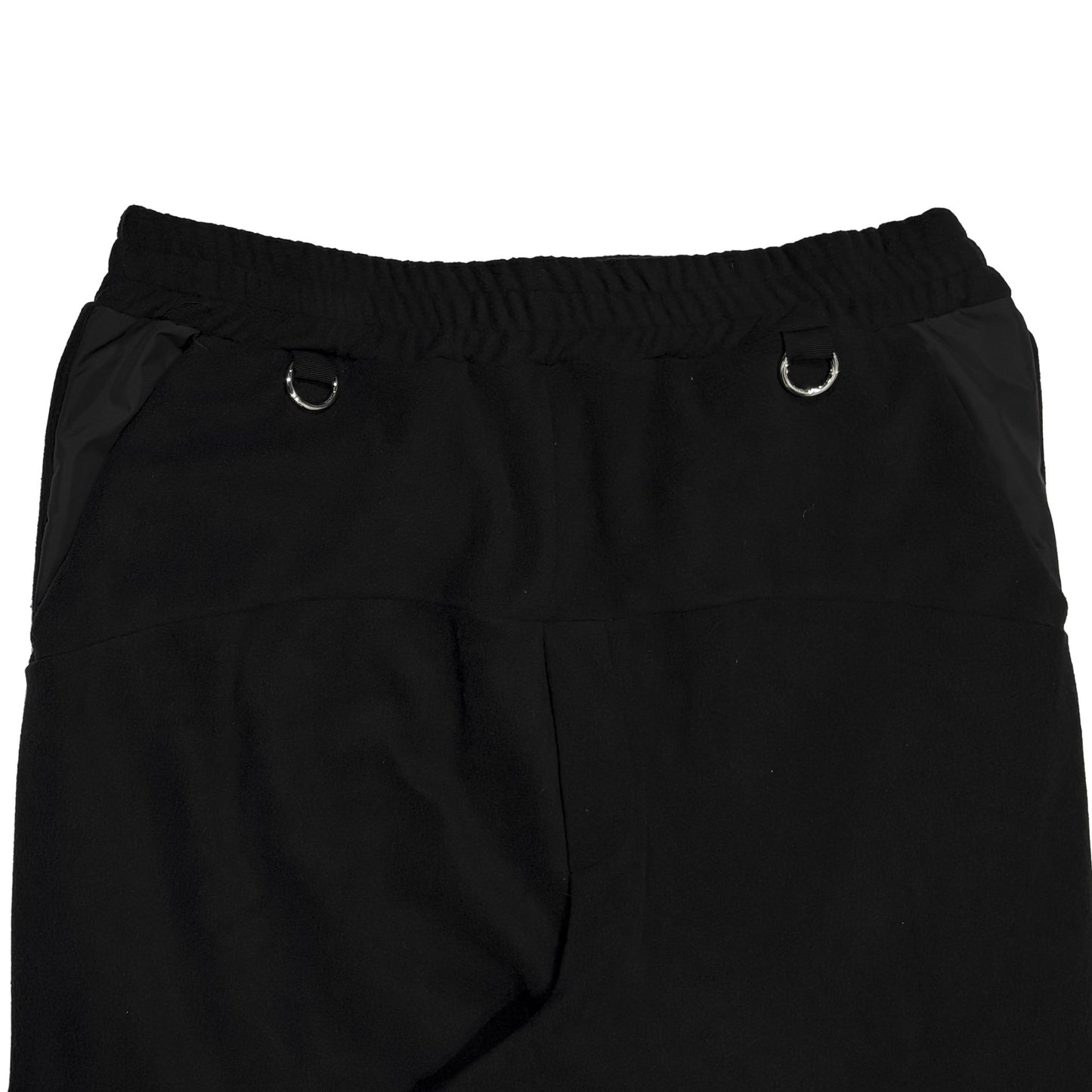 MUZE TURQUOISE LBEL -【FLEECE CURVE CARGO PANTS(BLACK)】ミューズ フリース カーブ カーゴパンツ ブラック