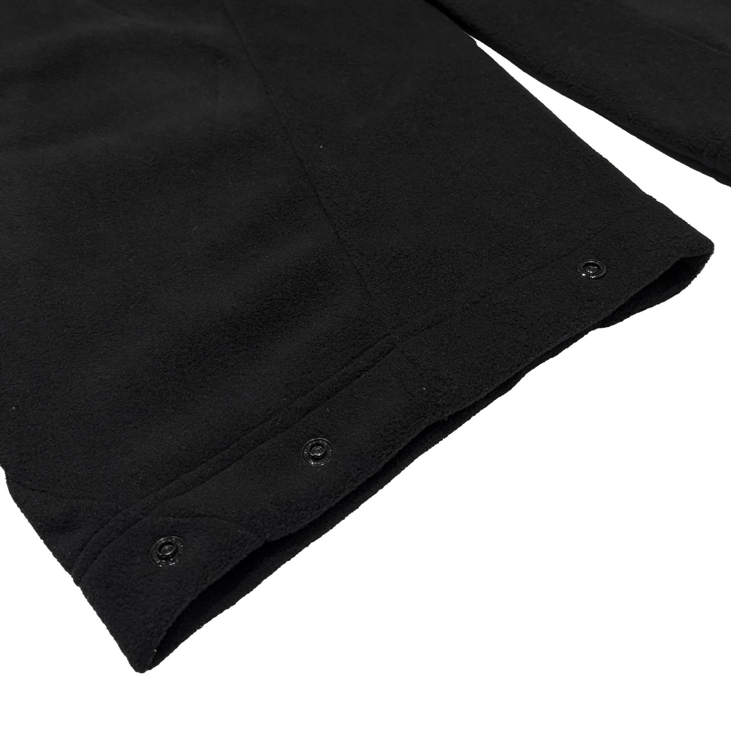MUZE TURQUOISE LBEL -【FLEECE CURVE CARGO PANTS(BLACK)】ミューズ フリース カーブ カーゴパンツ ブラック