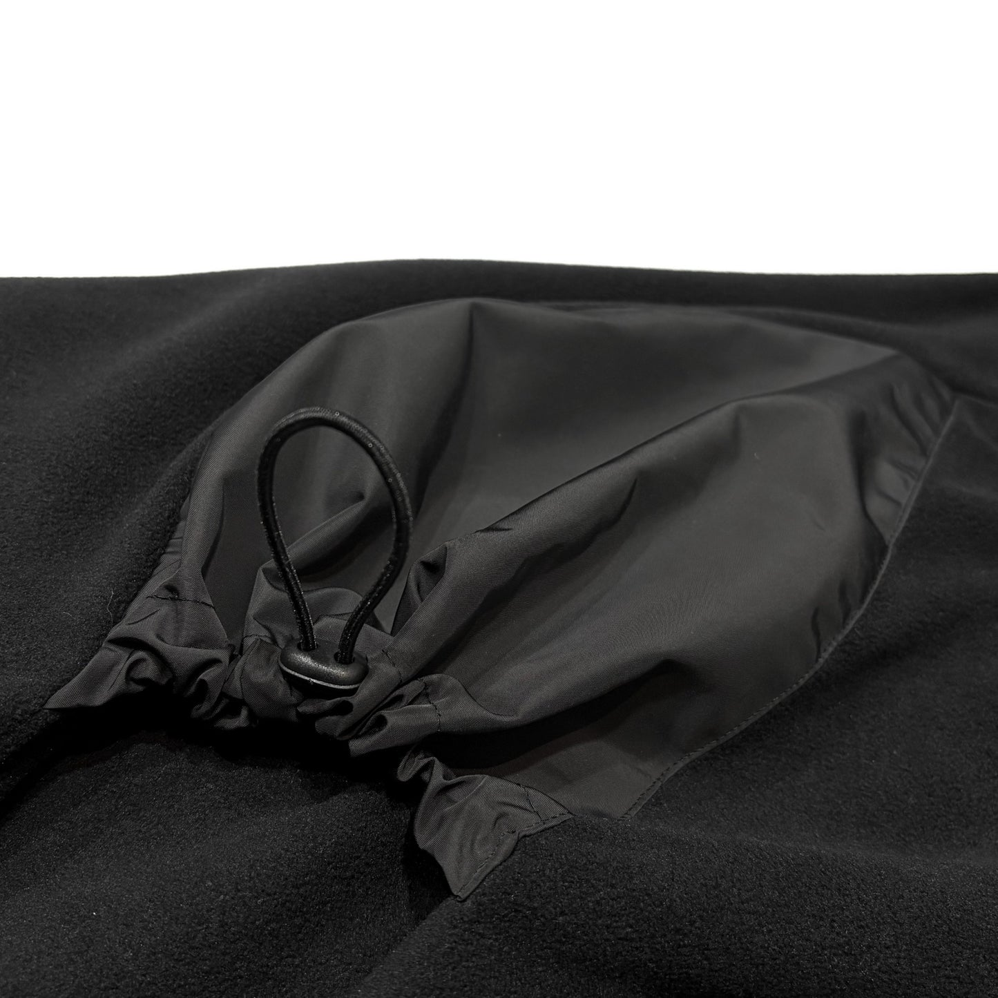 MUZE TURQUOISE LBEL -【FLEECE CURVE CARGO PANTS(BLACK)】ミューズ フリース カーブ カーゴパンツ ブラック