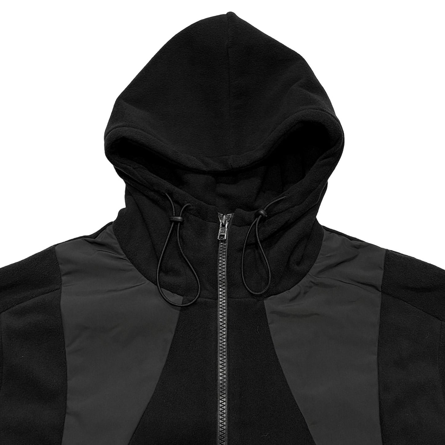 MUZE TURQUOISE LABEL -【HOODED FLEECE BLOUSON(BLACK)】ミューズ フード フリース ブルゾン ブラック