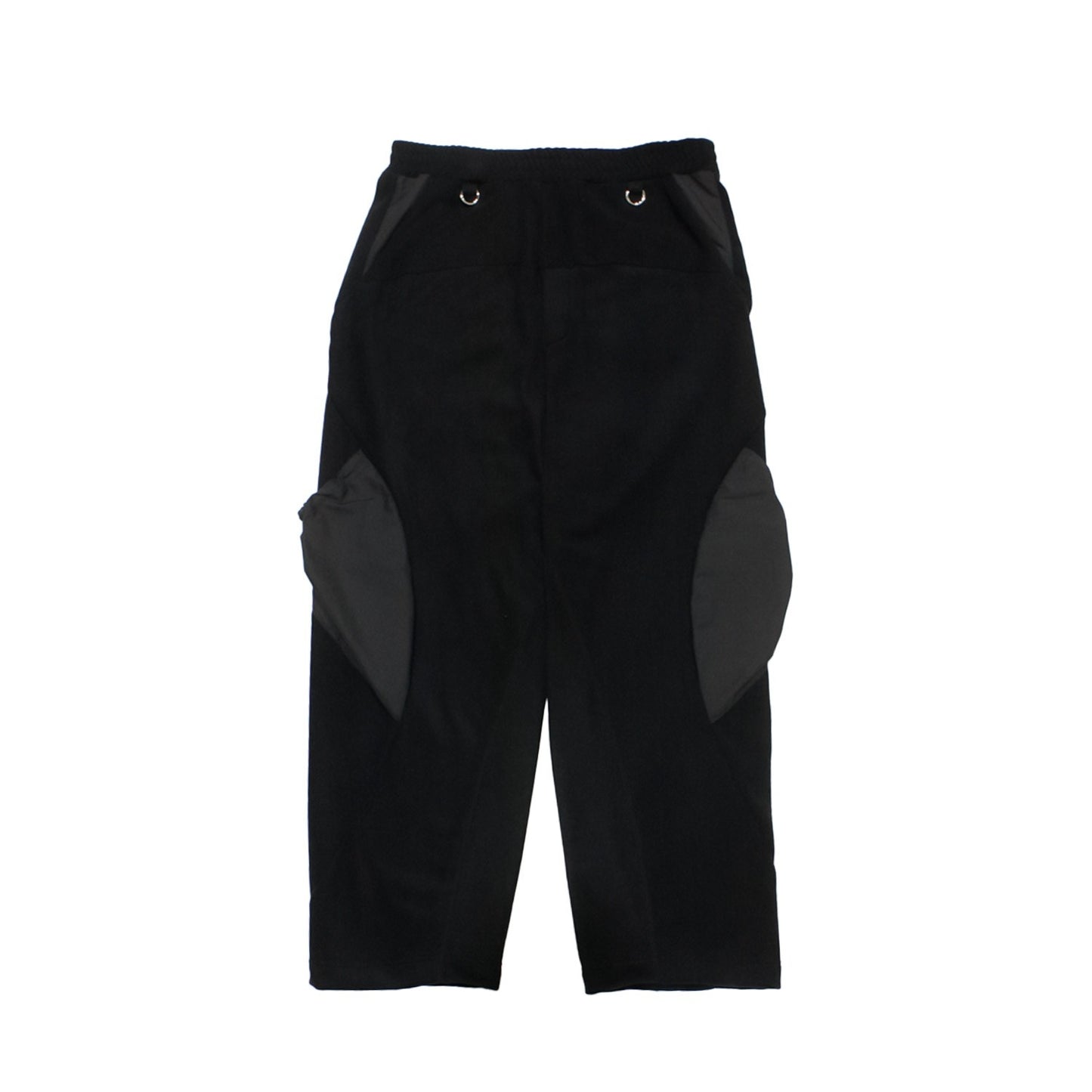 MUZE TURQUOISE LBEL -【FLEECE CURVE CARGO PANTS(BLACK)】ミューズ フリース カーブ カーゴパンツ ブラック