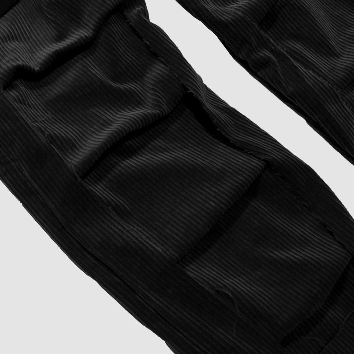 MUZE TURQUOISE LABEL - CORDUROY 3D TROUSERS(BLACK) ミューズ コーデュロイ トラウザー ブラック