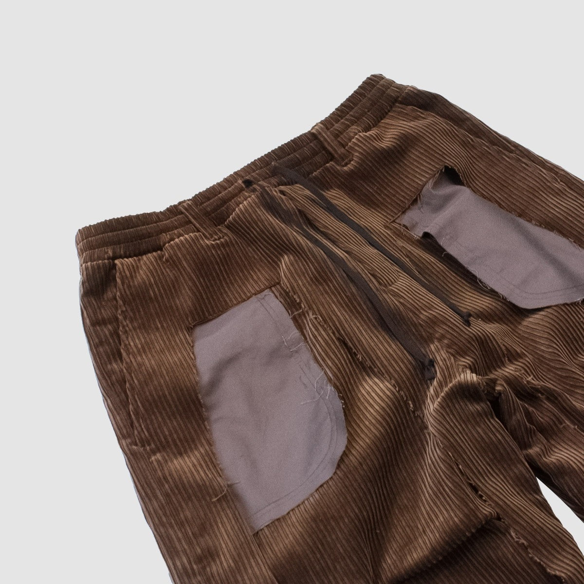 MUZE TURQUOISE LABEL - CORDUROY 3D TROUSERS(BROWN) ミューズ コーデュロイ トラウザー ブラウン