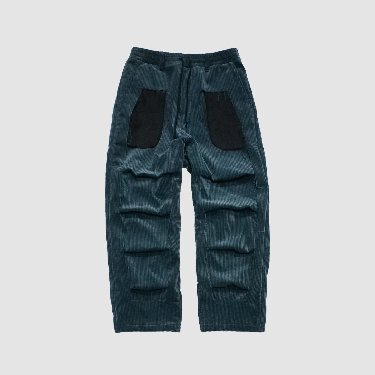 MUZE TURQUOISE LABEL - CORDUROY 3D TROUSERS(BLUE) ミューズ コーデュロイ トラウザー ブルー