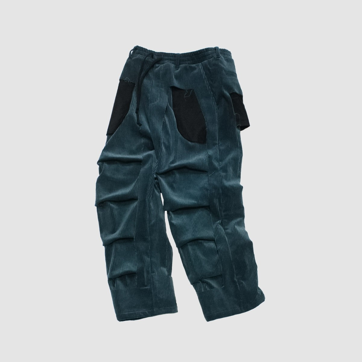 MUZE TURQUOISE LABEL - CORDUROY 3D TROUSERS(BLUE) ミューズ コーデュロイ トラウザー ブルー