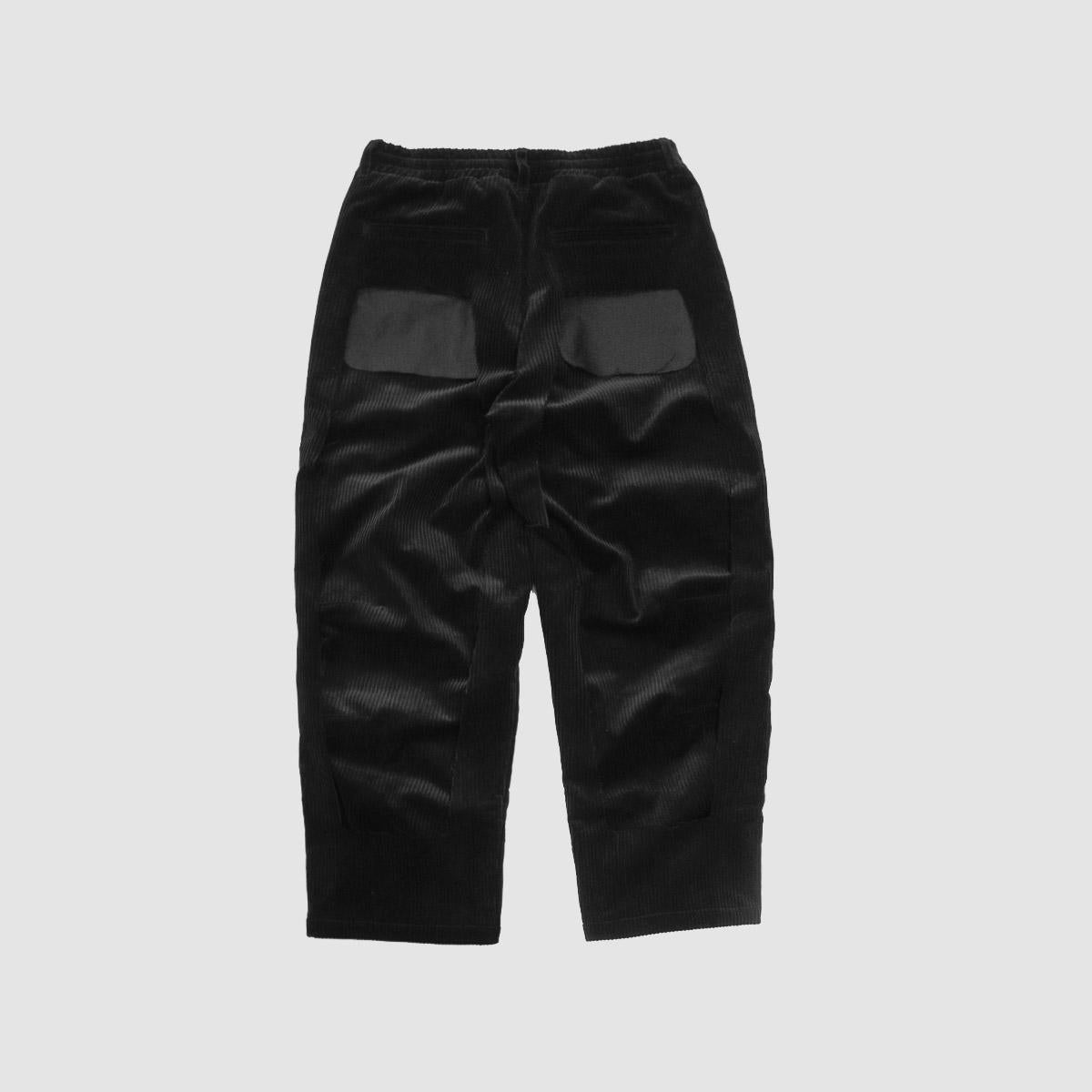 MUZE TURQUOISE LABEL - CORDUROY 3D TROUSERS(BLACK) ミューズ コーデュロイ トラウザー ブラック