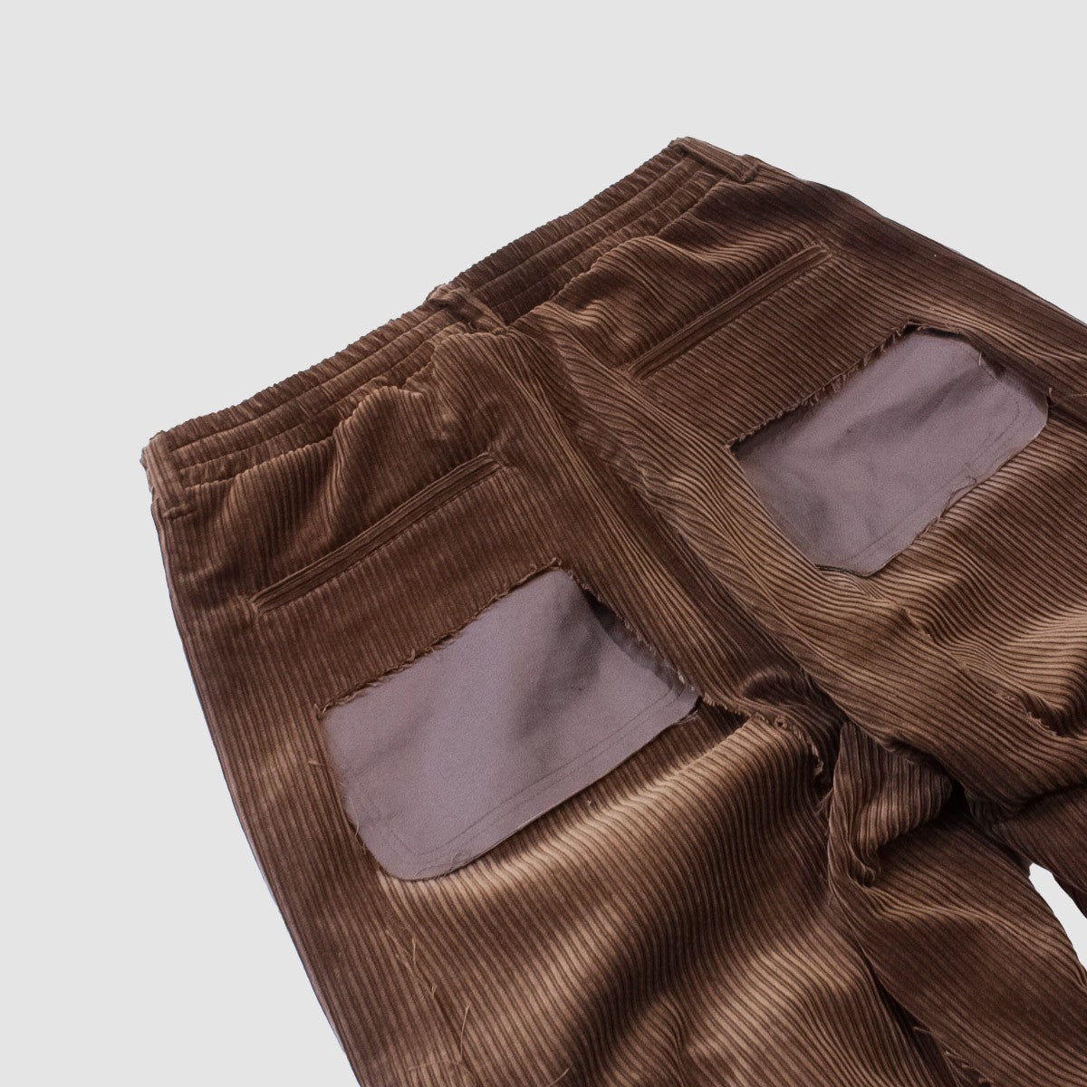 MUZE TURQUOISE LABEL - CORDUROY 3D TROUSERS(BROWN) ミューズ コーデュロイ トラウザー ブラウン