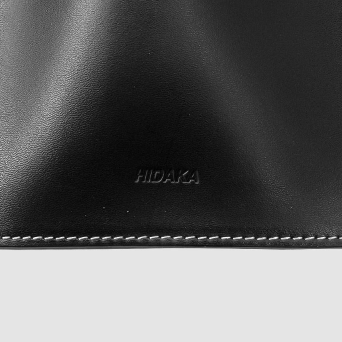 HIDAKA - LEATHER JEANS POCKET(BLACK) ヒダカ レザー ポケット ポーチ ジーンズ ブラック
