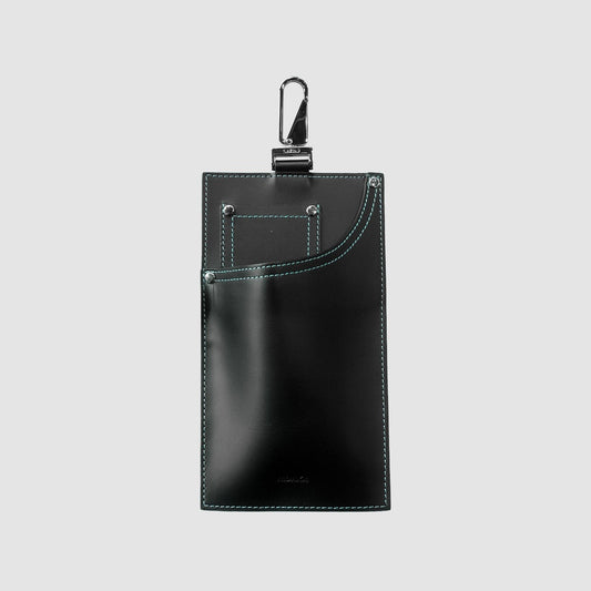 MUZE TURQUOISE LABEL - ×HIDAKA LEATHER JEANS POCKET(BLACK)ミューズ ヒダカ レザー ポケット ポーチ ブラック