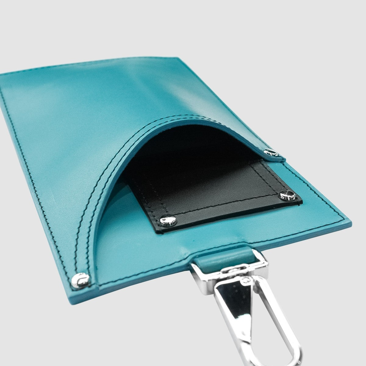 MUZE TURQUOISE LABEL - ×HIDAKA LEATHER JEANS POCKET(TURQUOISE×BLACK)ミューズ ヒダカ レザー ポケット ポーチ ターコイズ ブラック