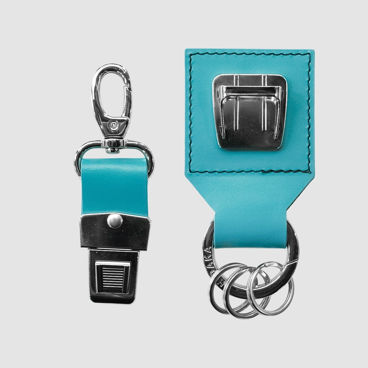 MUZE TURQUOISE LABEL - ×HIDAKA SLIDE LOCK KEY RING(TURQUOISE)ミューズ ヒダカ スライド ロック キーリング ターコイズ