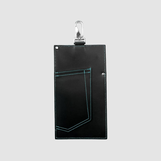 MUZE TURQUOISE LABEL - ×HIDAKA LEATHER JEANS POCKET(BLACK)ミューズ ヒダカ レザー ポケット ポーチ ブラック