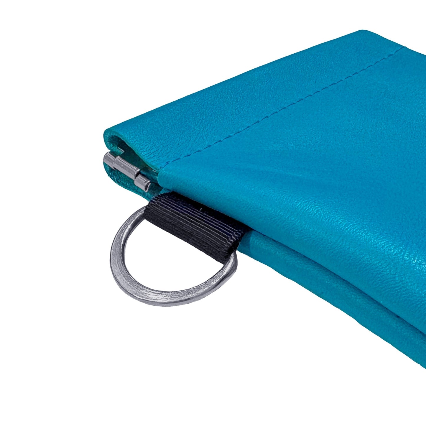 MUZE -【LEATHER SPRING POUCH(TURQUOISE)】ミューズ レザー ポーチ ターコイズ