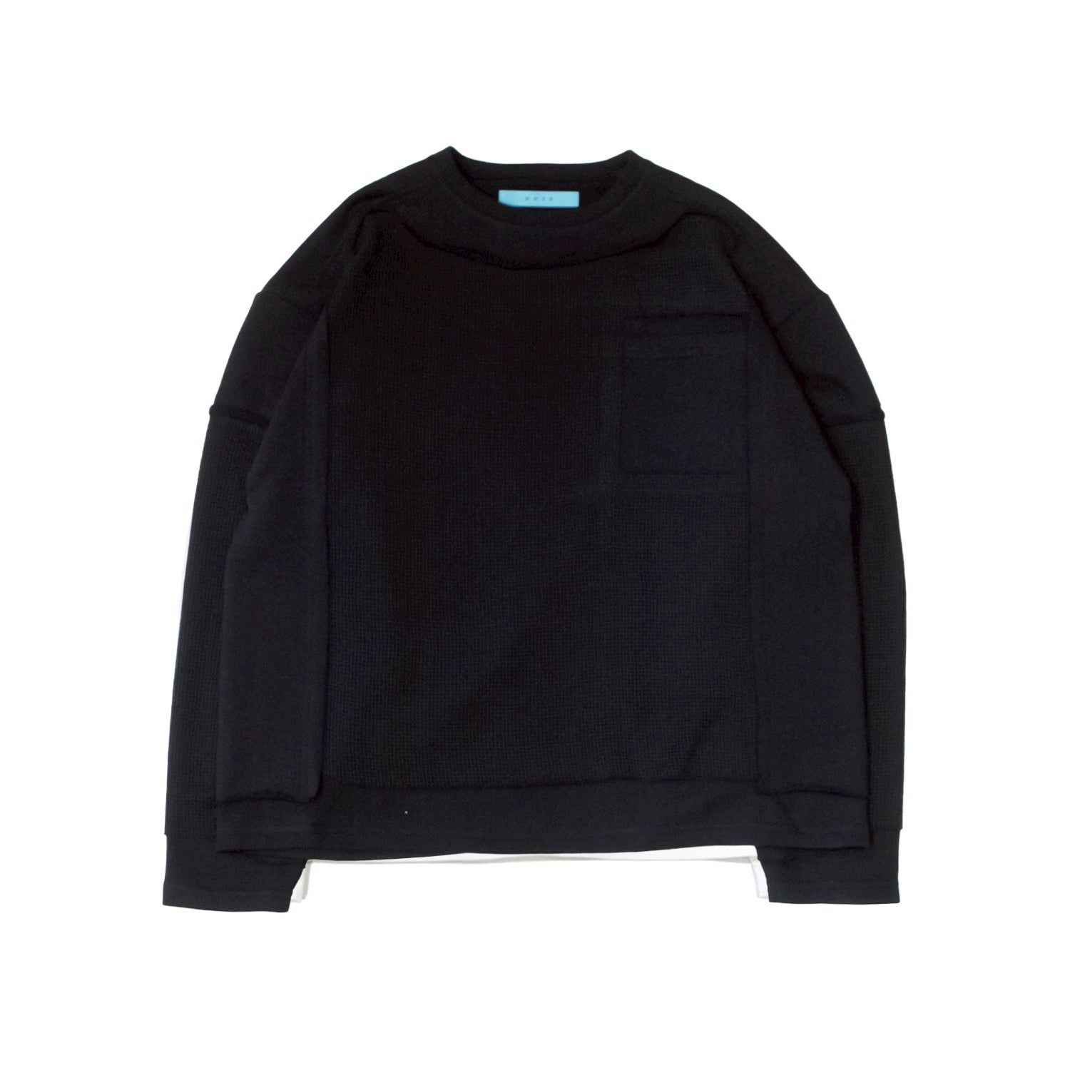MUZE TURQUOISE LABEL -【MESH DOCKING SWEAT PO(BLACK)】ミューズ