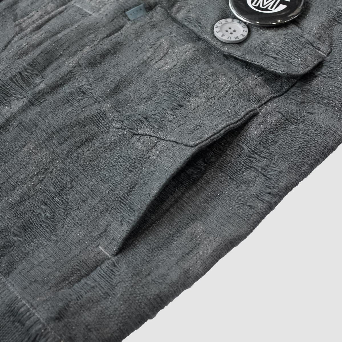 MUZE TURQUOISE LABEL × MINUS 1st TYPE JACKET OVER DYE(CHARCOAL BLACK) ミューズ マイナス 2023年春夏 オーバーダイ ジャケット チャコール ブラック