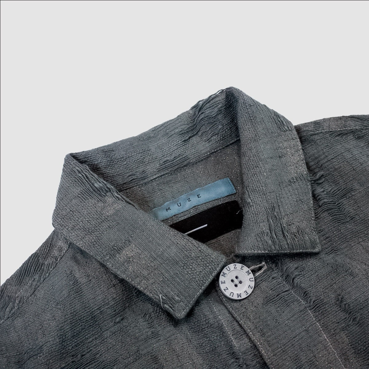 MUZE TURQUOISE LABEL × MINUS 1st TYPE JACKET OVER DYE(CHARCOAL BLACK) ミューズ マイナス 2023年春夏 オーバーダイ ジャケット チャコール ブラック