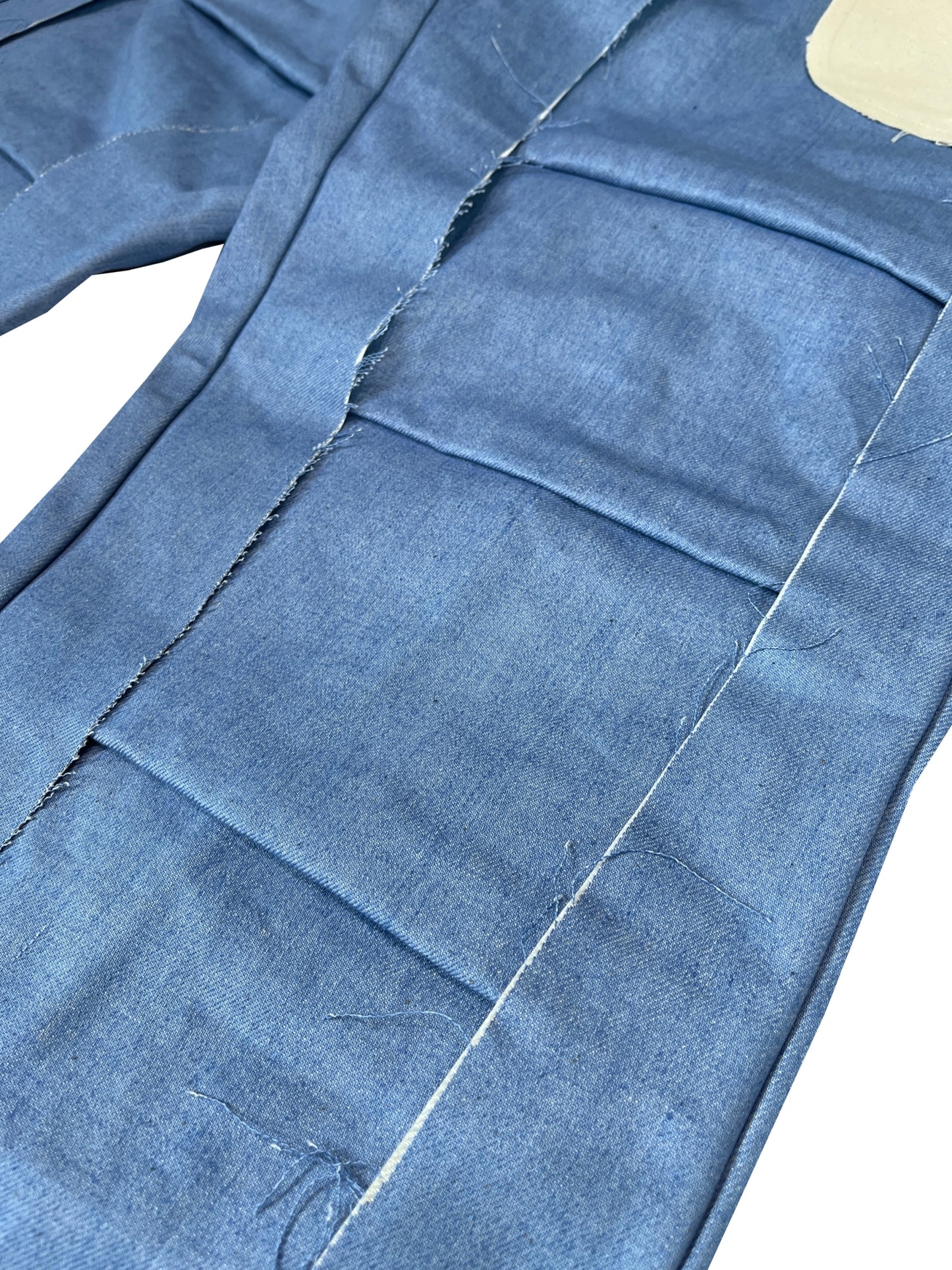 MUZE TURQUOISE LABEL - DENIM 3D TROUSERS(LIGHT BLUE) ミューズ デニム トラウザーズ ライトブルー