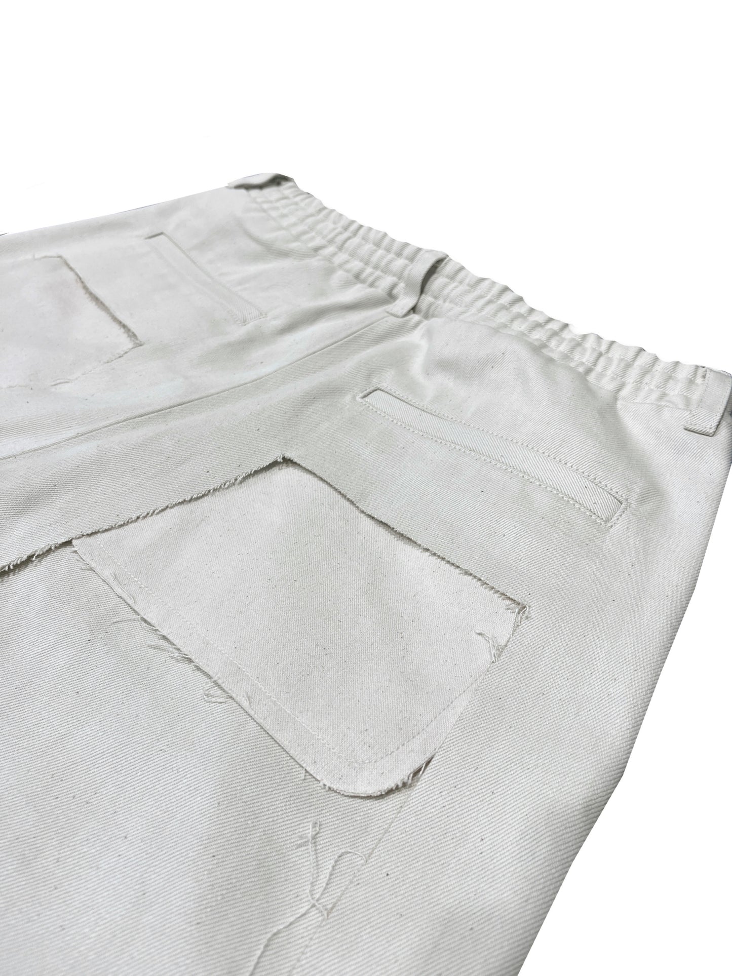 MUZE TURQUOISE LABEL - DENIM 3D TROUSERS(WHITE) ミューズ デニム トラウザーズ ホワイト