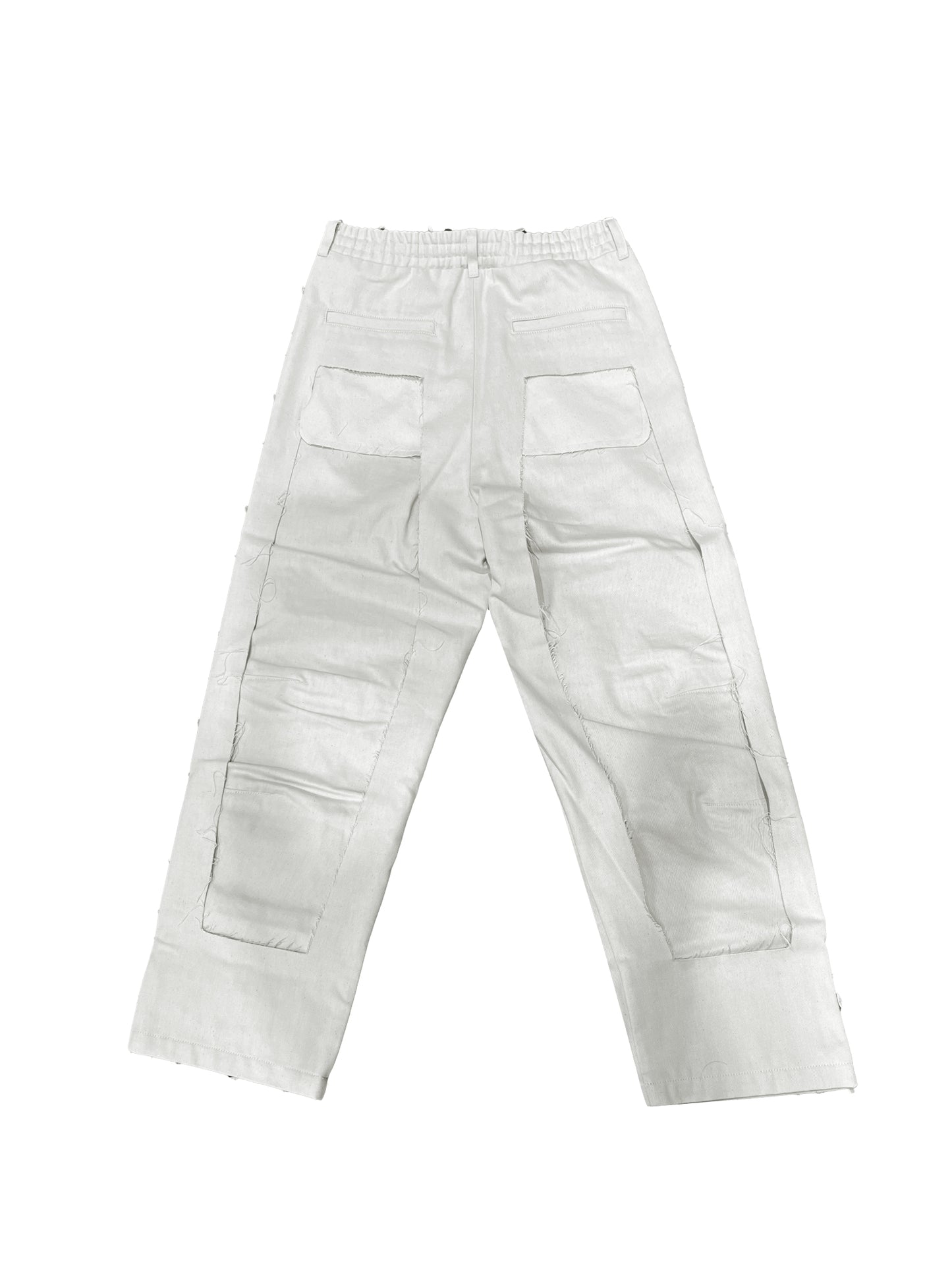 MUZE TURQUOISE LABEL - DENIM 3D TROUSERS(WHITE) ミューズ デニム トラウザーズ ホワイト