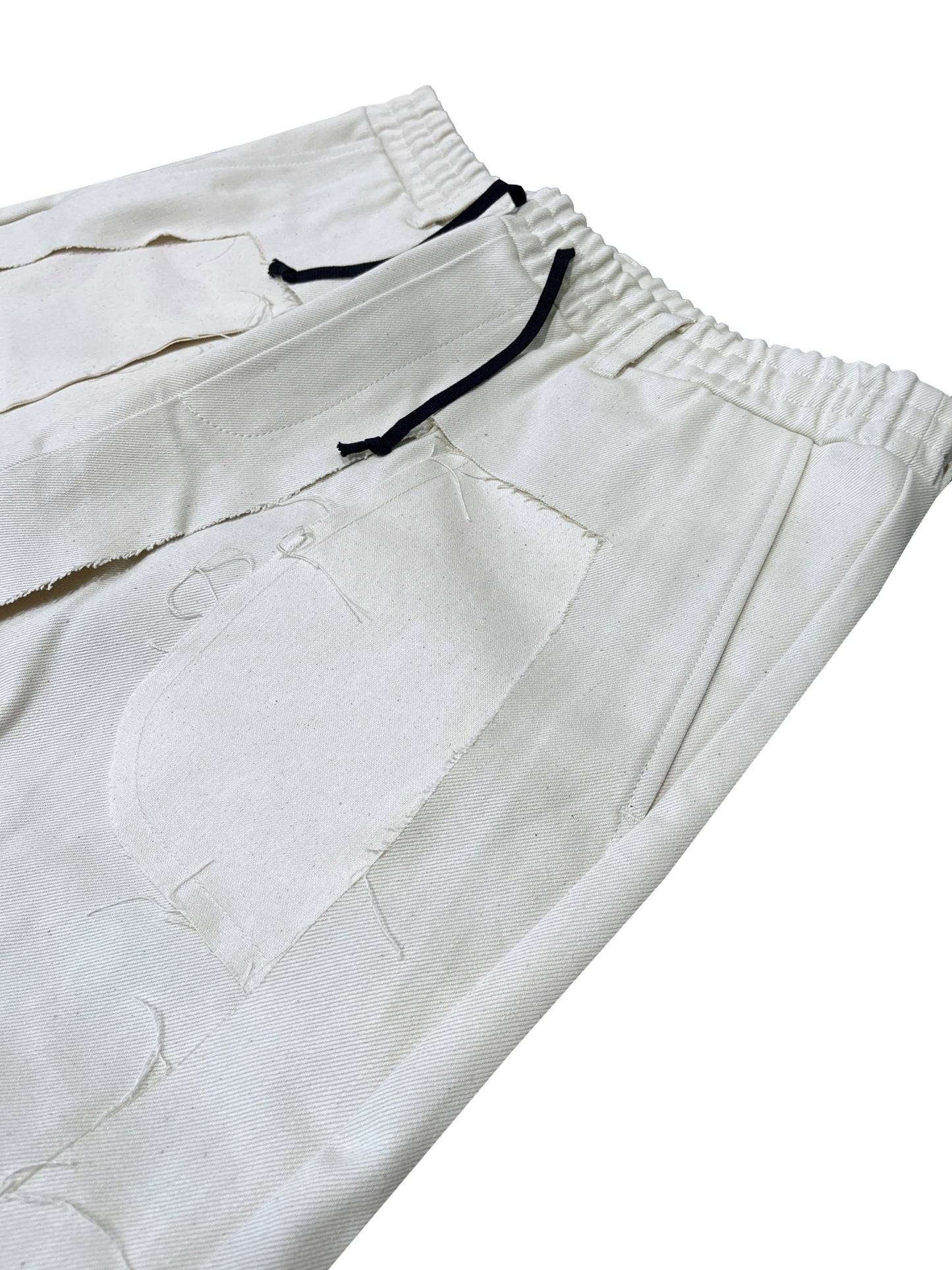 MUZE TURQUOISE LABEL - DENIM 3D TROUSERS(WHITE) ミューズ デニム トラウザーズ ホワイト