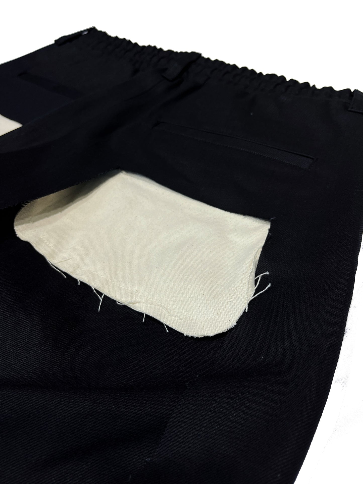MUZE TURQUOISE LABEL - DENIM 3D TROUSERS(BLACK) ミューズ デニム トラウザーズ ブラック