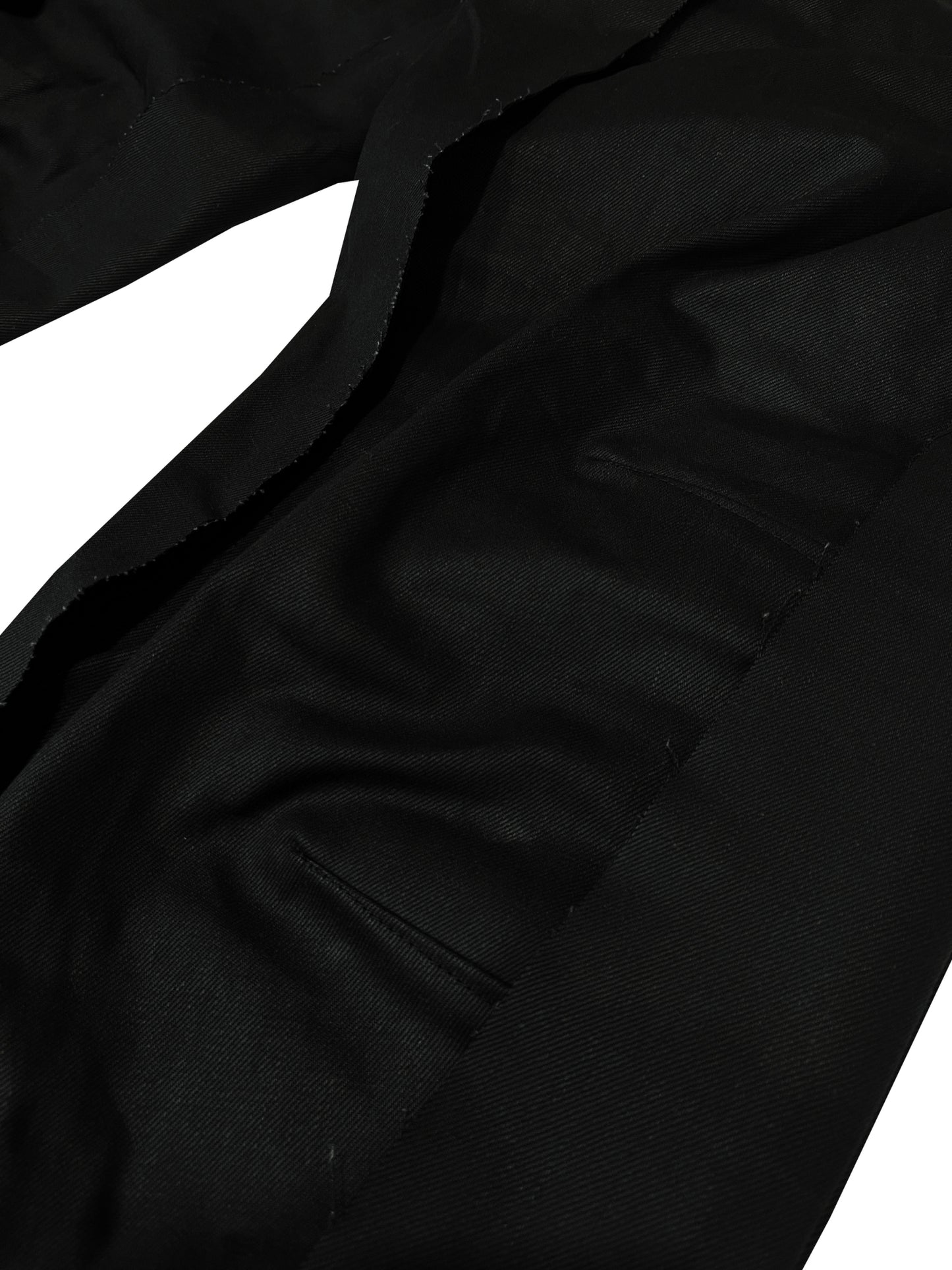 MUZE TURQUOISE LABEL - DENIM 3D TROUSERS(BLACK) ミューズ デニム トラウザーズ ブラック