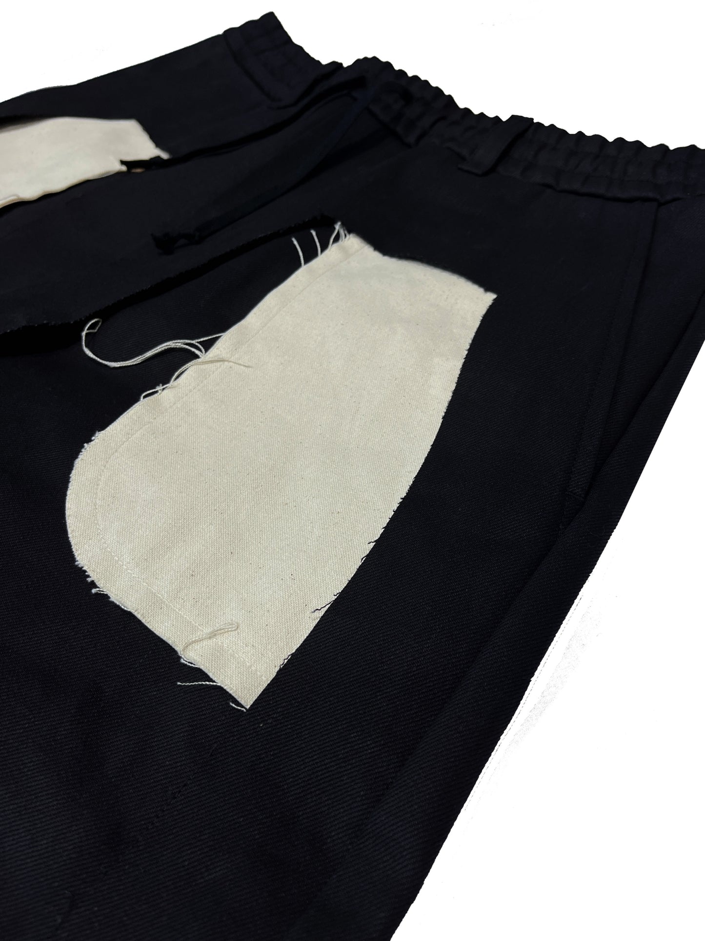 MUZE TURQUOISE LABEL - DENIM 3D TROUSERS(BLACK) ミューズ デニム トラウザーズ ブラック