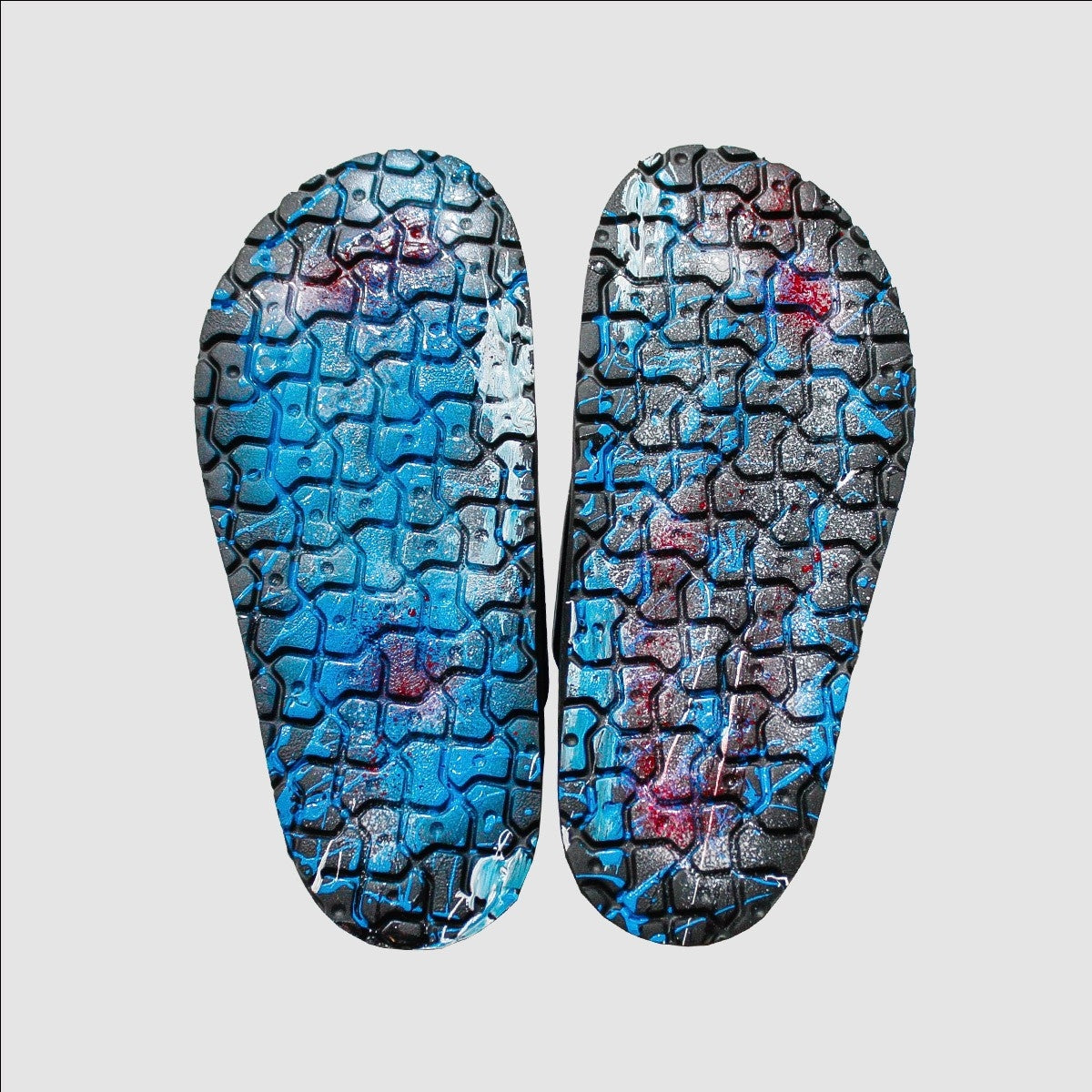 MUZE TURQUOISE LABEL × K.L.G WHITE - MUZE SANDALS SMOOTH(ENAMEL BLACK) ミューズ キッズラブゲイトホワイト サンダル エナメルブラック