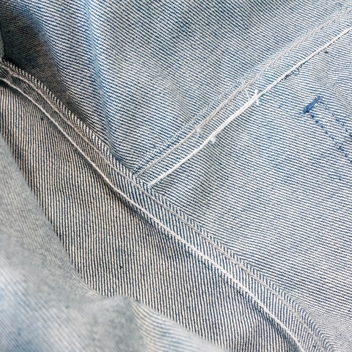 MUZE TURQUOISE LABEL - HEM SLIT WIDE DENIM JACKET(INDIGO)ミューズ ヘムスリット デニム ジャケット ワイド インディゴ