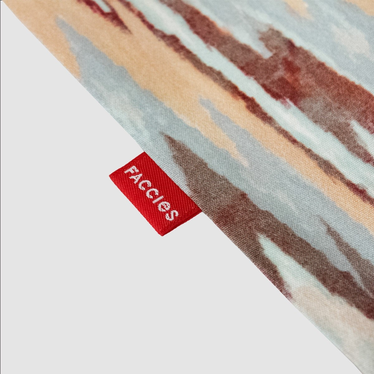 FACCIES - Original Textile Eco Bag ファッチーズ オリジナルテキスタイルエコバッグ ジグザグパターン