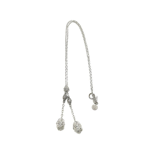 GARA -【PRAYER TW NECKLACE(SILVER)】ガラ プレイア ネックレス シルバー