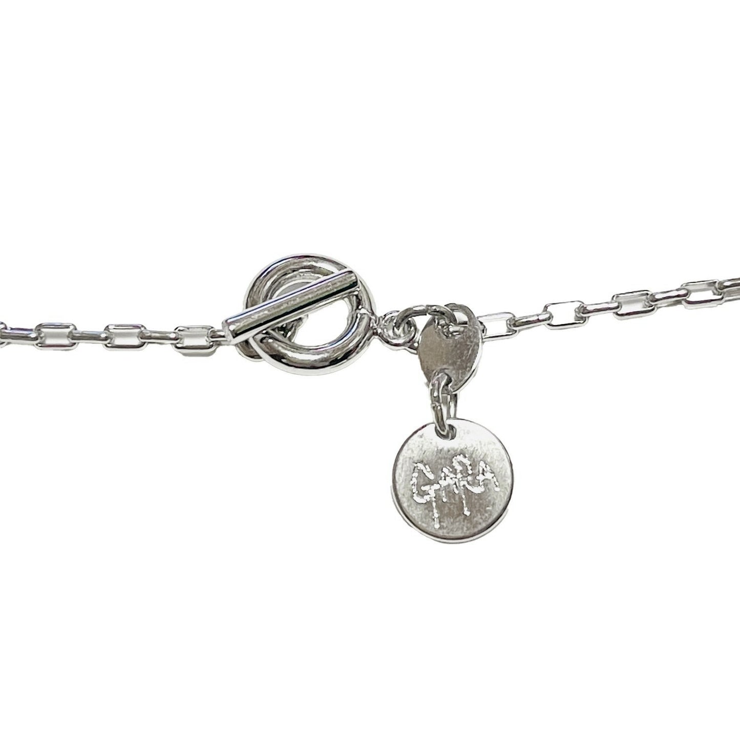 GARA -【PRAYER TW NECKLACE(SILVER)】ガラ プレイア ネックレス シルバー