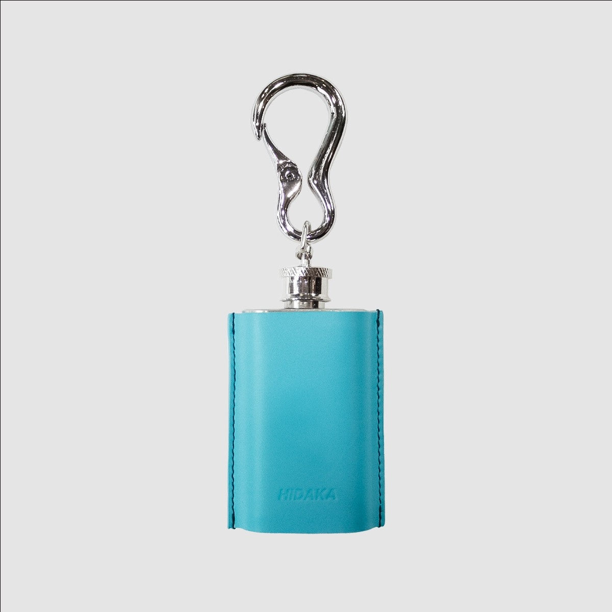 MUZE TURQUOISE LABEL - ×HIDAKA KEY CHAIN FRASK(BEIGE×TURQUOISE) ミューズ ヒダカ フラスコボトル ベージュ×ターコイズ