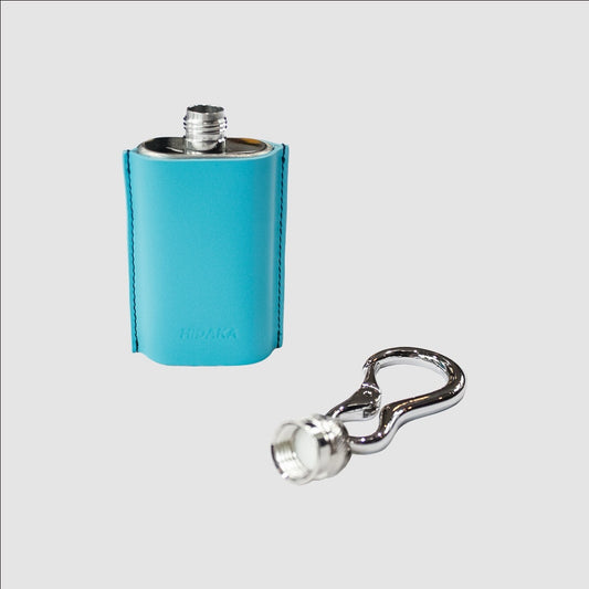 MUZE TURQUOISE LABEL - ×HIDAKA KEY CHAIN FRASK(TURQUOISE) ミューズ ヒダカ フラスク ターコイズ