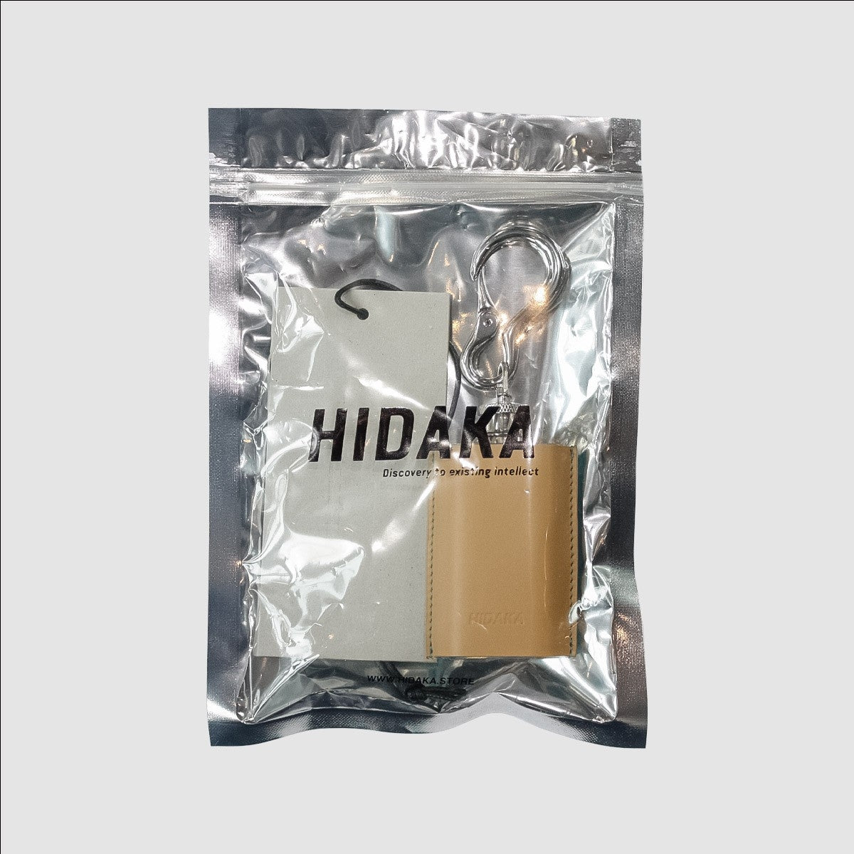 MUZE TURQUOISE LABEL - ×HIDAKA KEY CHAIN FRASK(BEIGE×TURQUOISE) ミューズ ヒダカ フラスコボトル ベージュ×ターコイズ