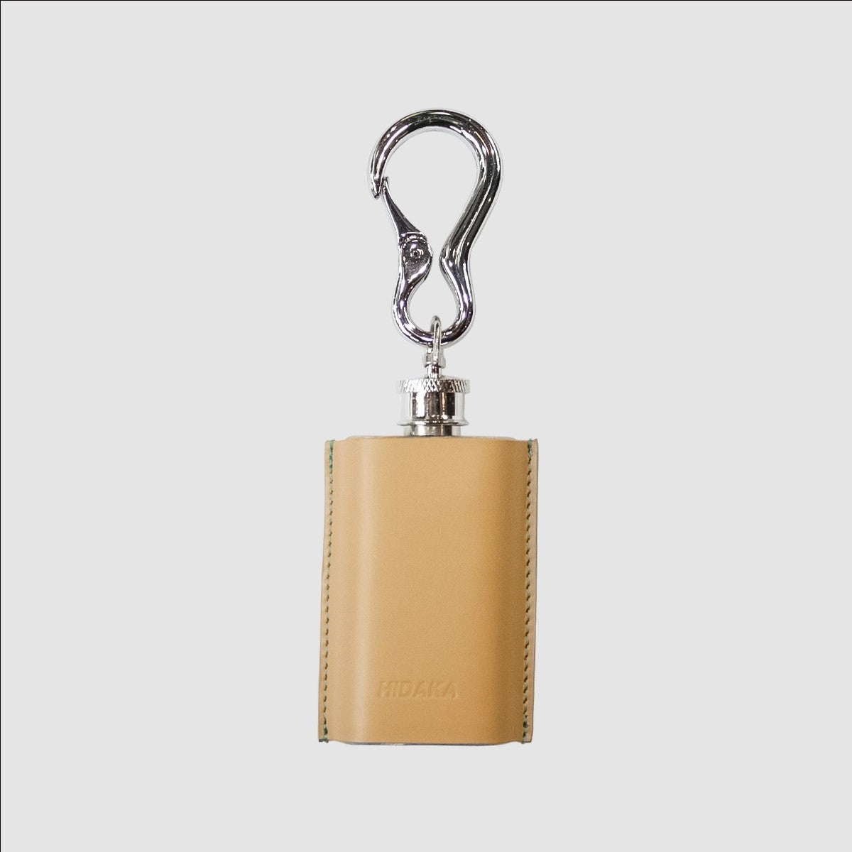 MUZE TURQUOISE LABEL - ×HIDAKA KEY CHAIN FRASK(BEIGE×TURQUOISE) ミューズ ヒダカ フラスコボトル ベージュ×ターコイズ