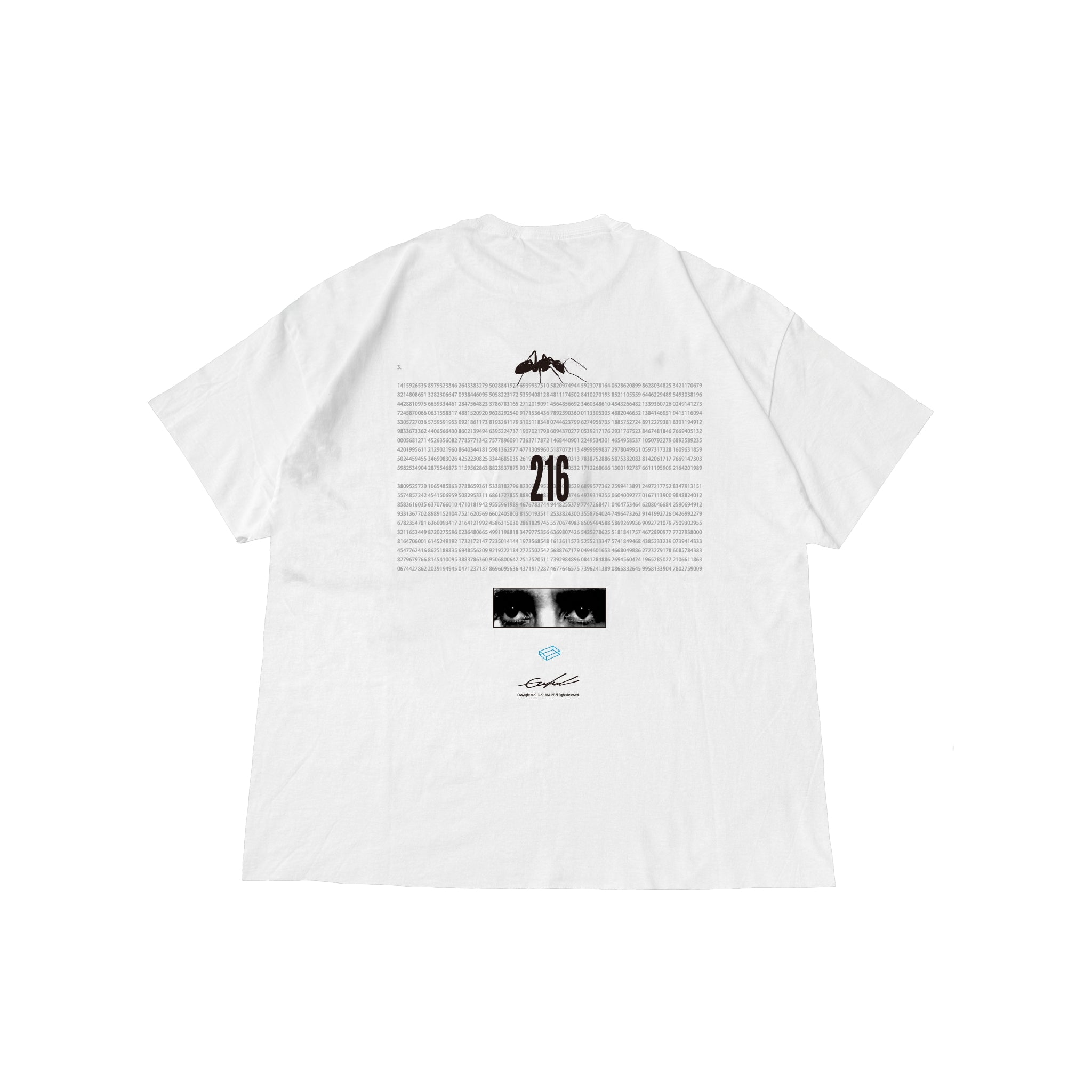 PRE OREDER】MUZE BLACK LABEL -【EUCLID T-SH(WHITE×BLACK
