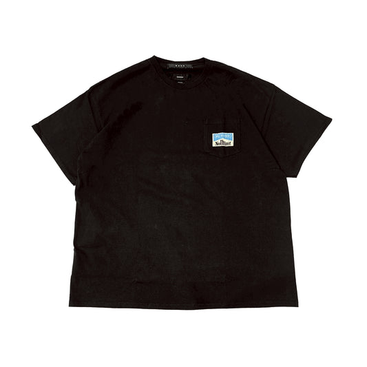 MUZE BLACK LABEL × MINUS -【BOOTLEG POCKET TEE(NOTHING)ICE BLAST(BLACK)】ミューズ マイナス ブートレグ ポケット Tシャツ ブラック
