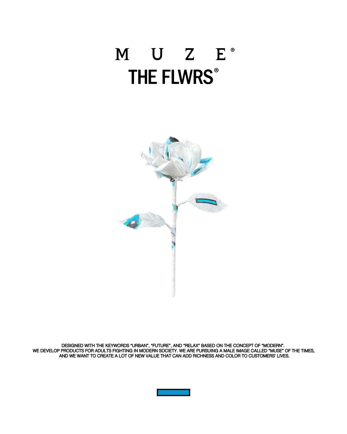 MUZE × THE FLWRS -【THE FLWRS × MUZE(WHITE)】ミューズ ザフラワーズ ホワイト